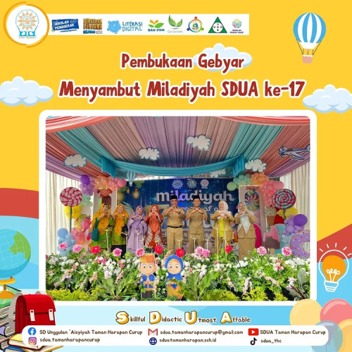 Pembukaan Gebyar Menyambut Miladiyah SDUA ke-17