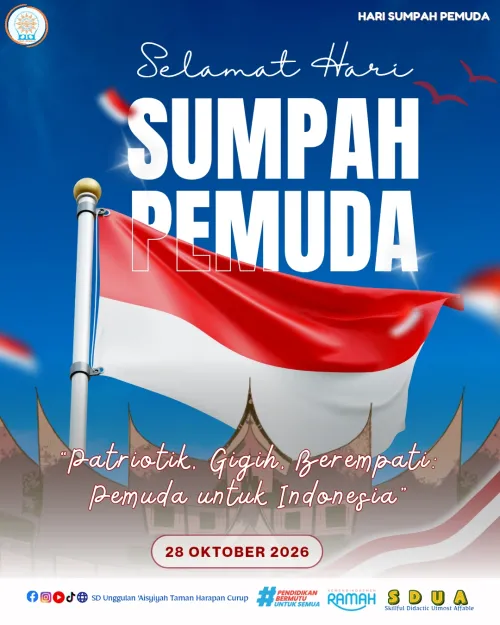 Peringati Hari Sumpah Pemuda ke-98, SD Unggulan 'Aisyiyah Taman Harapan Gelorakan Semangat Persatuan dan Cinta Tanah Air