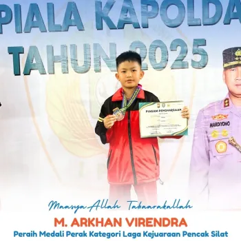 M. Arkhan Virendra - Meraih Medali Perak Kategori 