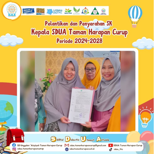 Pelantikan Kepala Sekolah Dasar Unggulan 'Aisyiyah Taman Harapan Curup Periode 2024-2028