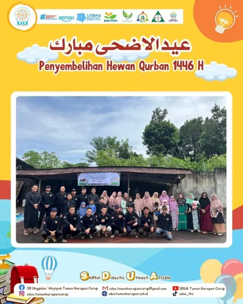 Penyembelihan Hewan Qurban 1446 H di SD Unggulan ‘Aisyiyah Taman Harapan Curup: Menebar Berkah, Meraih Takwa